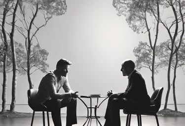 unknown persons using computer indoors