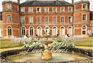 Mariage au chateau de Denonville proche à Paris, France