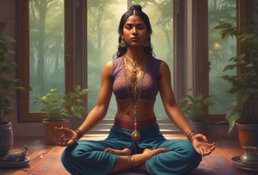 Certified yoga instructor teaching prenatal yoga in Jubilee Hills. Hyderabad Yoga