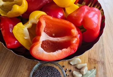 Fermented multicolored paprika