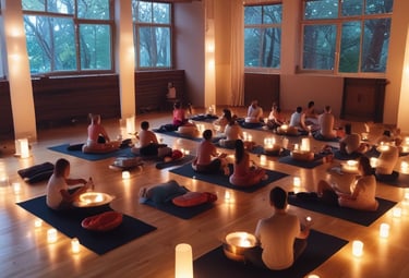 A colorful spread of fresh vegan dishes arranged beautifully on a wooden table.