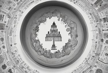 A wooden recycling or waste disposal container is situated outdoors with two rectangular openings framed in green. A sign with the Paris logo and instructions is attached to it. The background features lush green trees and shrubbery, with sunlight filtering through the leaves.