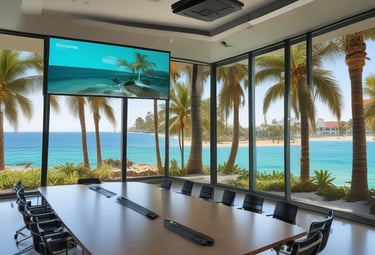 A romantic setting ideal for honeymooners.