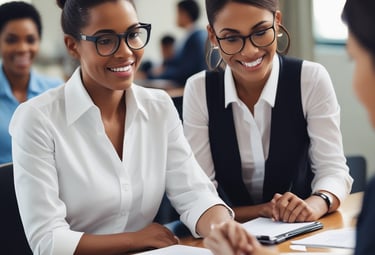 A team providing customer support via phone and chat.