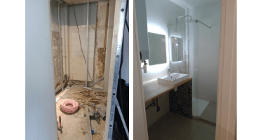 Rénovation complète d'une salle de bain à Oullins près de Lyon