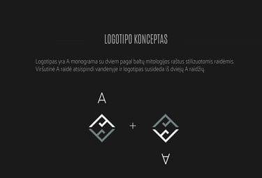 Andaja logotipo konceptas