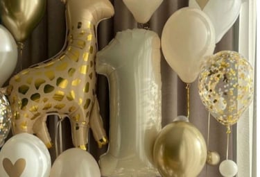 Helio balionai, balionų puokštės gimtadieniui | Palanga