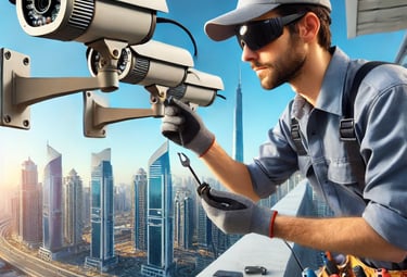 صيانة كاميرات مراقبة في كافة الإمارات