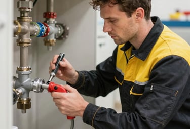 a man riding a skateboard down the side of a ramp