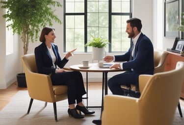 A diverse team collaborating around a table with charts and laptops.