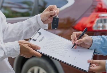 Weekly and monthly car rental agreement for rideshare drivers in Tucson Arizona