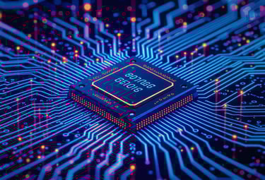 Microchip used to show Eletronics Engineering services