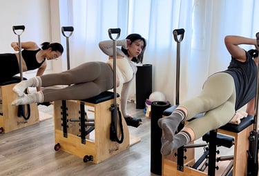 Group Pilates Wunda Chair Classes Singapore