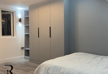 Loft Conversion After With Custom Made Wardrobe