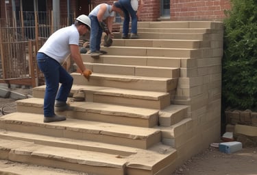 low angle view photography of a gray building