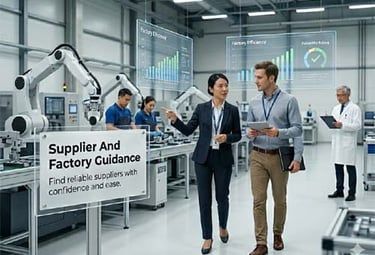 Supplier sourcing and factory visit assistance in China