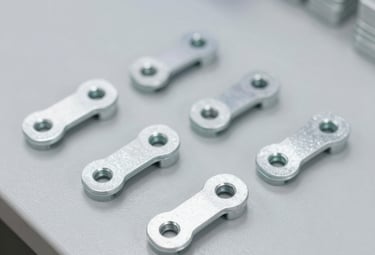 A 3D printer in action creating a detailed plastic prototype layer by layer.