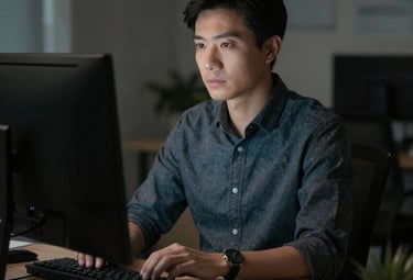 Happy customer receiving a pizza delivery while checking orders on a smartphone.