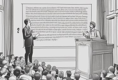 Close-up of hands typing on a keyboard with editing notes nearby.