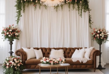 Chesterfield sofa; lounge; event rental furniture