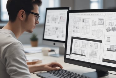 a man riding a skateboard down the side of a ramp