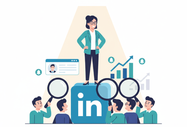 LinkedIn profile makeover showing increased visibility and recruiter engagement after optimization