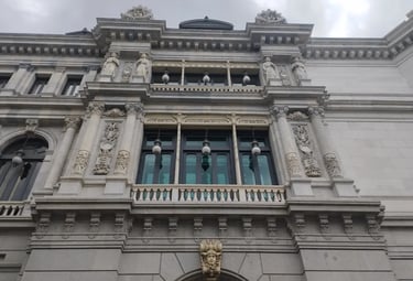 Fachada del Banco de España protegida con la nanotecnología de Tecnan.