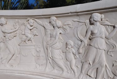 Banco del Jockey Club de Rosario restaurado por Almapiedra y protegido con nanotecnología Tecnan. 