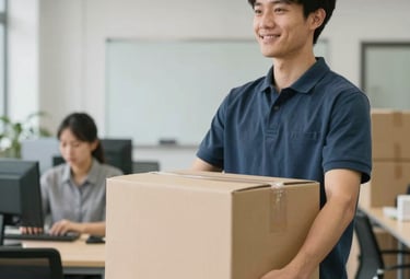 Students engaged in a lively French language class with a friendly teacher.
