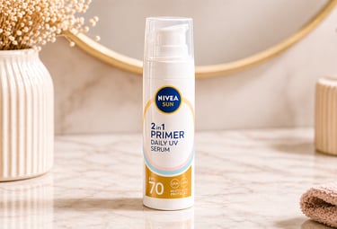 Nivea 2 em 1: Primer e protetor solar