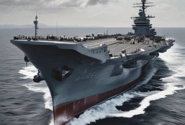 Industrial machinery assembling large components for the energy sector.