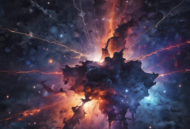 A person reading a printed astrology report with a thoughtful expression.