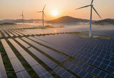Construction workers and engineers collaborating on a harbor development site.