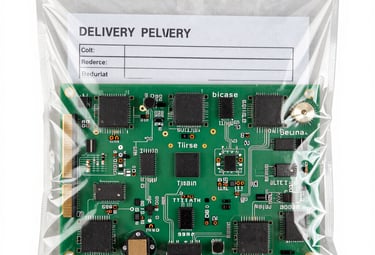 A well-packed shipping box with anti-static bubble wrap and rigid cardboard inside.