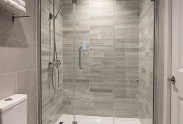 A spacious home addition blending seamlessly with the original structure.