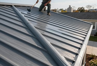 a man riding a skateboard down the side of a ramp