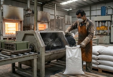 Rice husk ash for refractory and ceramic applications
