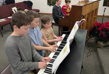TAHB Piano Lab (small group beginner piano lessons)