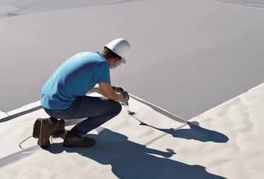 Close-up of a suspended ceiling installation showing grid and panels.