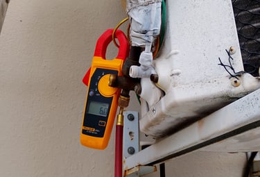 caça-vazamento e recarga de fluido refrigerante