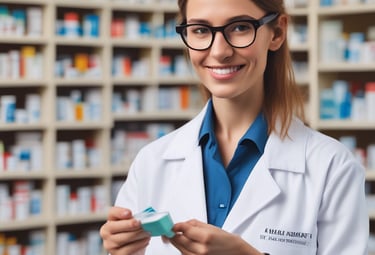A group of smiling community members receiving health checkups at a local event.