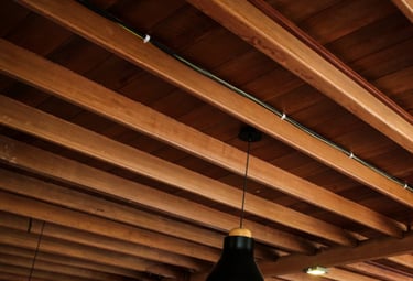 decorative wooden wall panels treated for improved fire safety