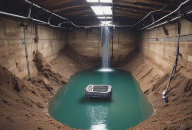 Specialized team managing emergency response for spilled contaminants.