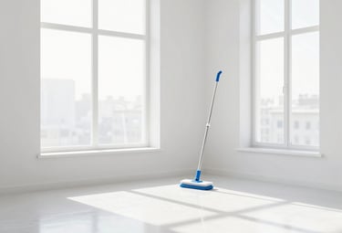 Clean, modern illustration of a user chatting with a service provider on a smartphone.