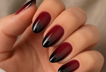 Professional manicure and nail art at ladies nail salon in Abu Dhabi