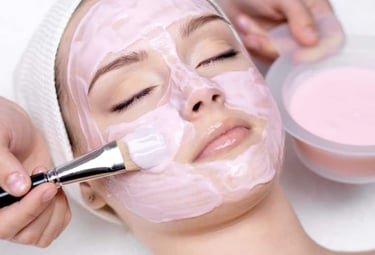Relaxing facial spa treatment for glowing skin at ladies salon in Abu Dhabi