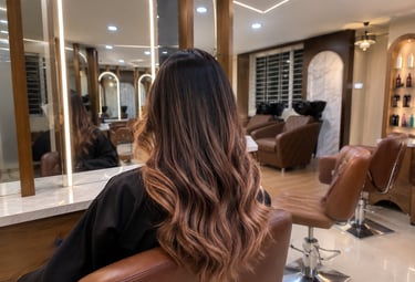 Premium hair colour service at Schön Seraf Unisex Salon in Hosa Road, Bangalore
