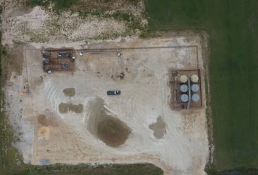 Aerial of a production facility