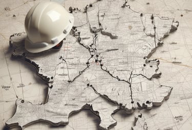 An image depicting a satisfied client reviewing contractor profiles.