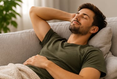 photo qui représente une personne qui se repose